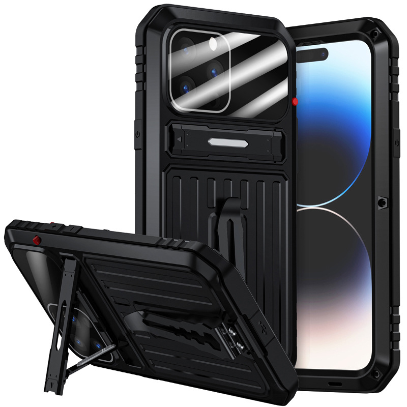 Armor Three-proof Full Metal Phone Case